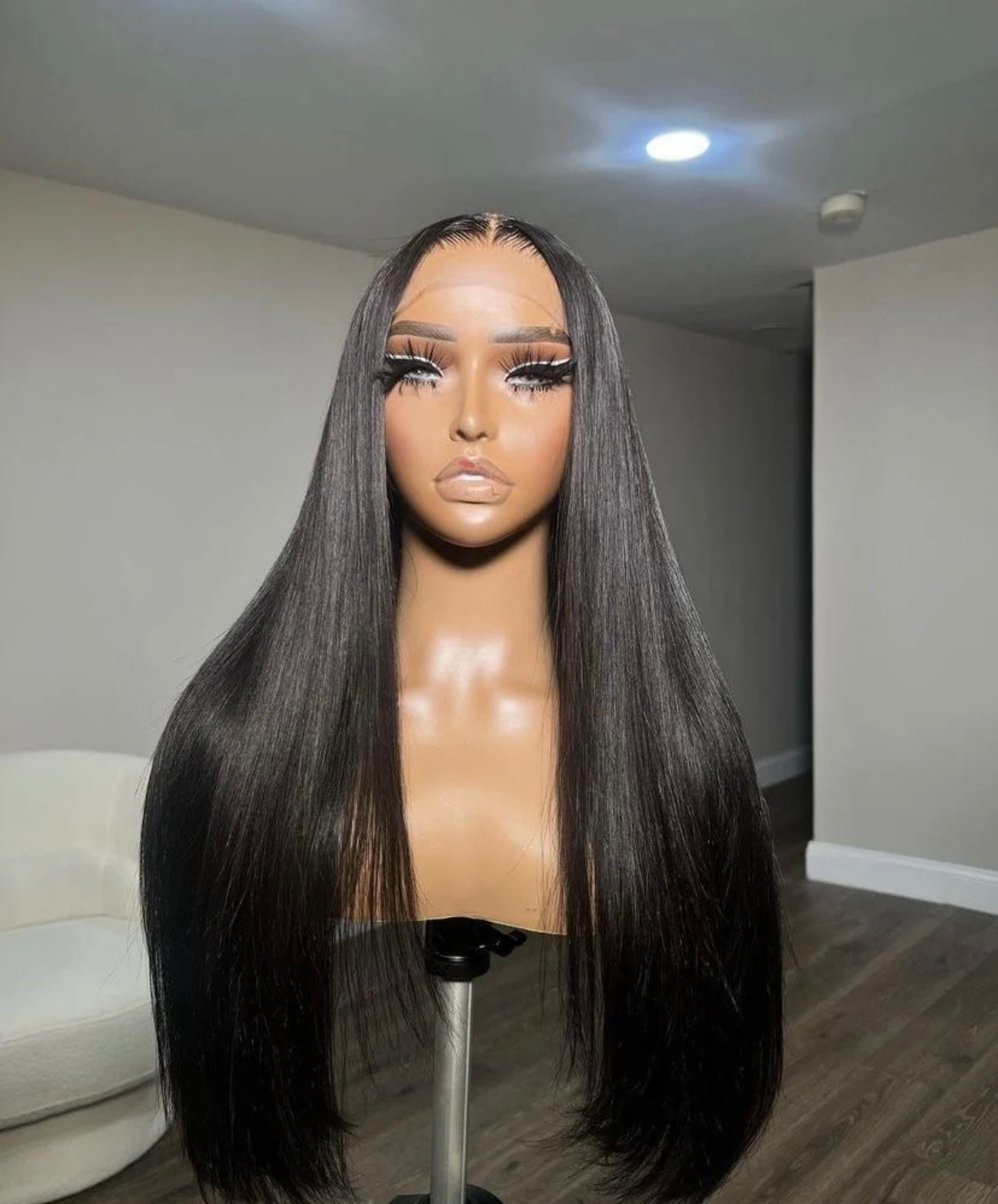 Pure Virgin Hair Straight Wigs